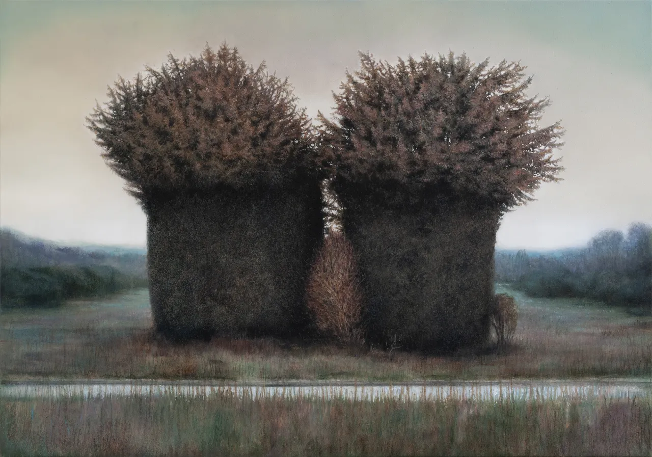 Melanie Siegel, o. T., 2018, 140 x 200 cm, Acryl auf Leinwand.