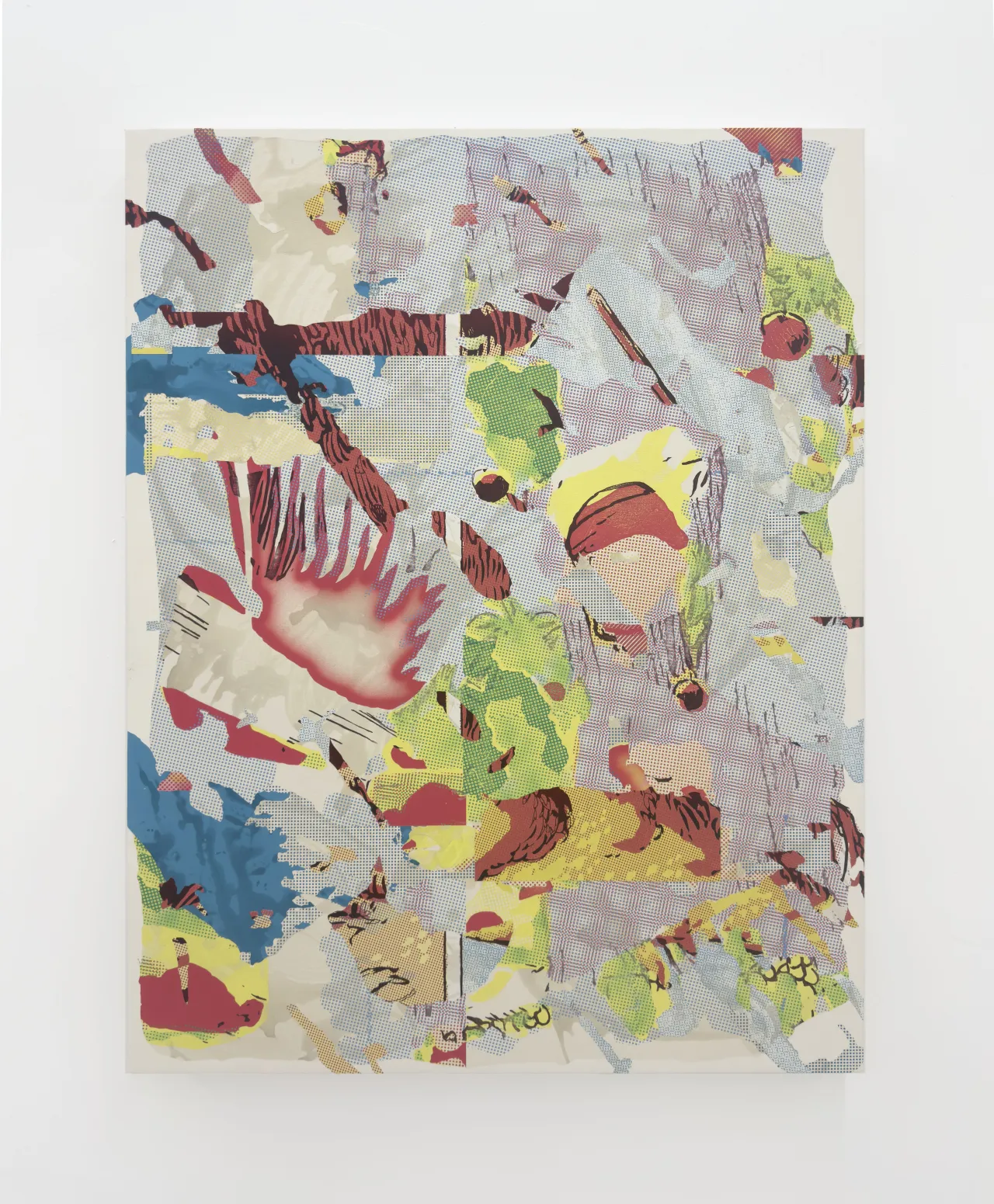 Fausto Amundarain, CORSAIR, 2025, Acryl auf Leinwand, 85 x 110 cm.