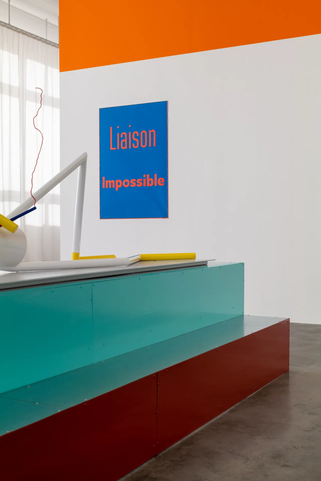 Wilhelm Klotzek, <em>Liaison impossible</em>, 2019, Siebdruck auf Papier, 70 x 100 cm.
